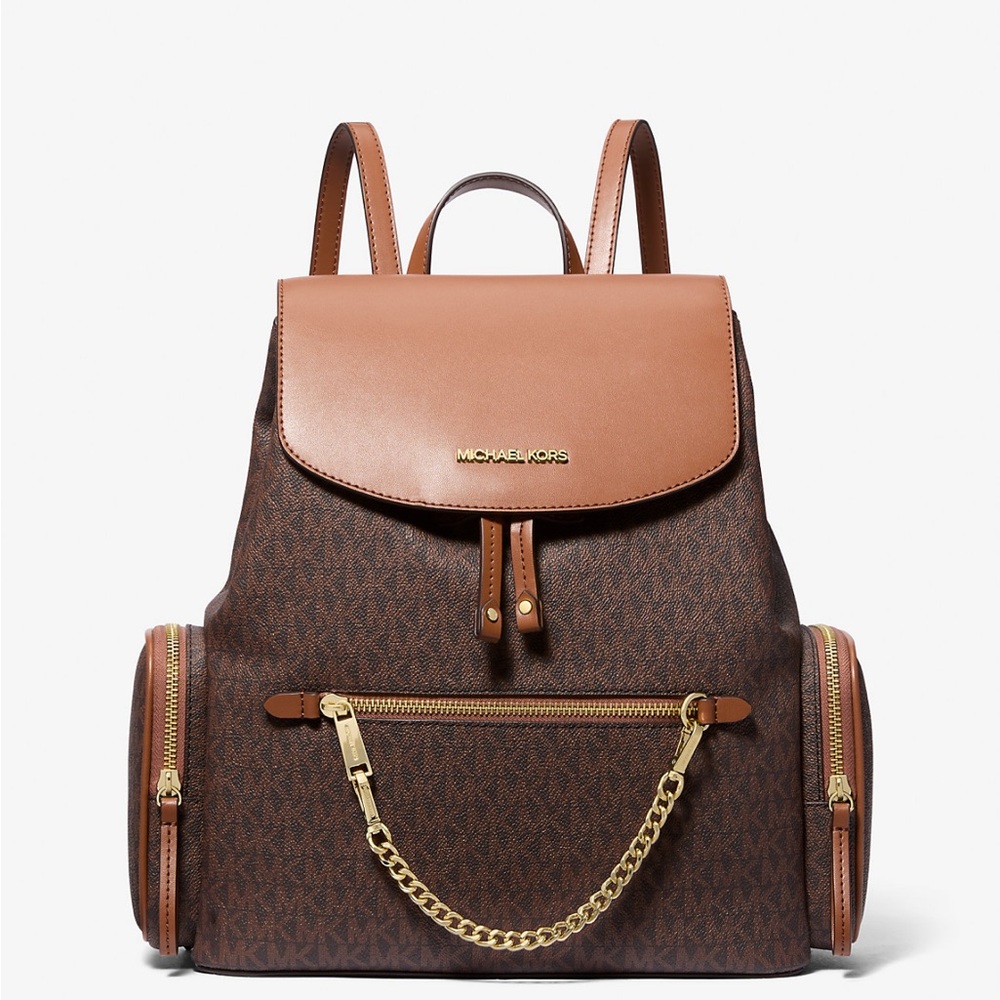NWT Michael Kors Jet Set Large Logo Backpack